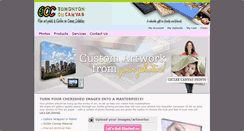 Desktop Screenshot of edmontononcanvas.com